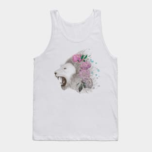 Floral Lion Tank Top